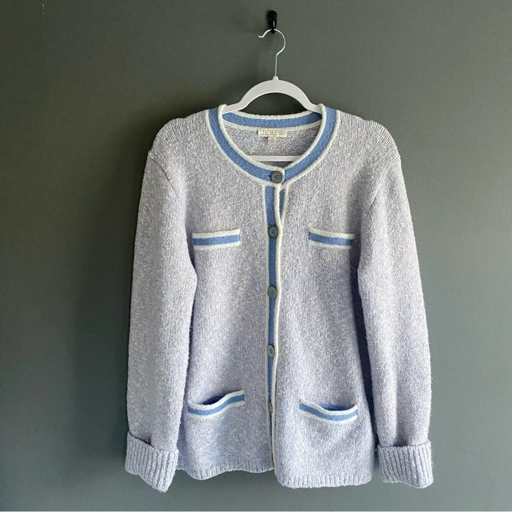 J. Crew Marled Sweater Lady Blazer Jacket - Brand New - XL - Picture 4 of 8
